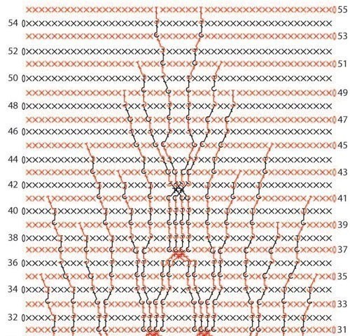Одеяло "Дерево жизни" крючком