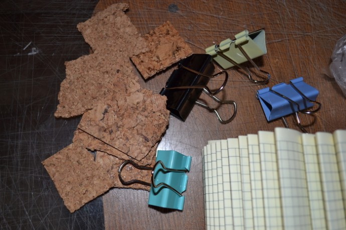 Блокнот в красивой бумажной обложке