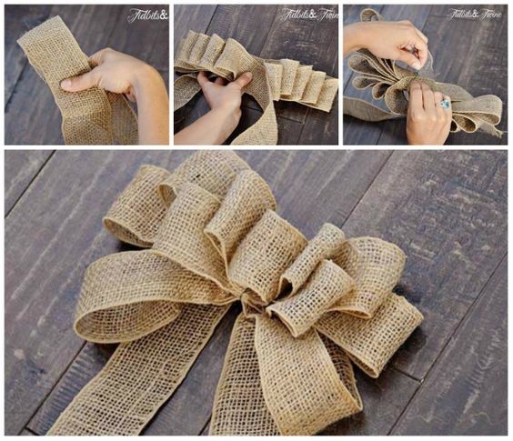 ​Множество вариантов бантов для завязывания и украшения подарков