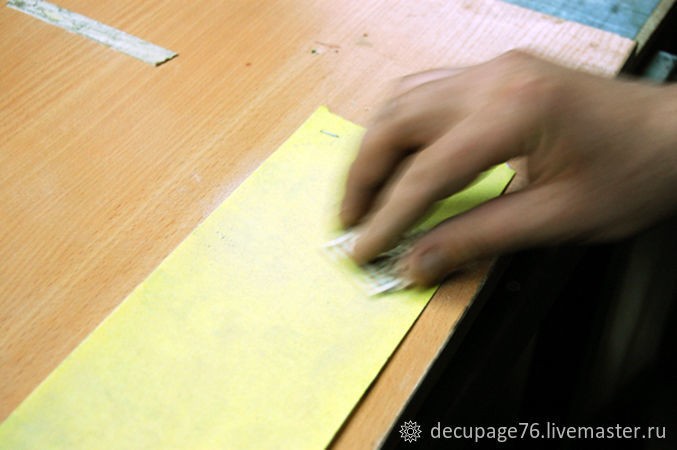 Сборка заготовок для декупажа