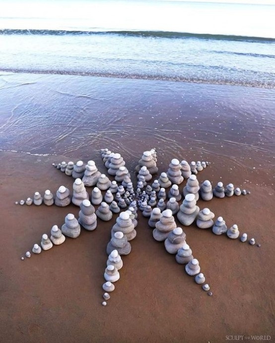 Невероятные скульптуры из камней