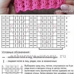 ​Вязаные узоры с красивыми переплетениями