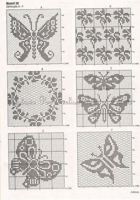 ​Летние мотивы в филейном кружеве