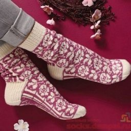 Носочки с жаккардом