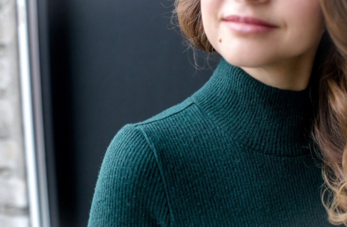 Платье-водолазка по выкройке