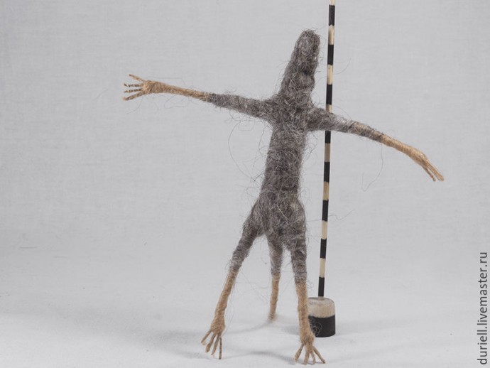 Валяем забавного крысёнка на каркасе Валяем забавного крысёнка на каркасе