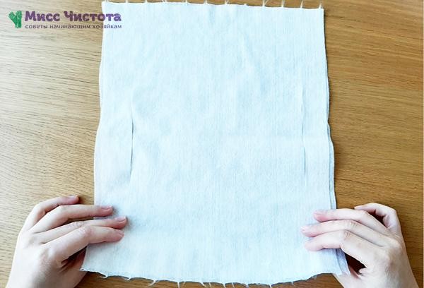 Делаем медицинскую маску без шитья