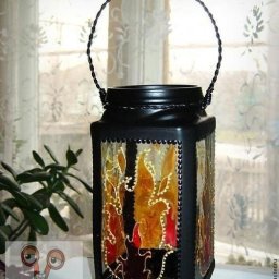 Фонарь из баночки