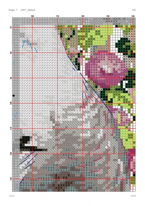 ​Вышиваем гусей