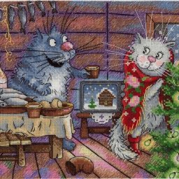 ​Кот и кошечка