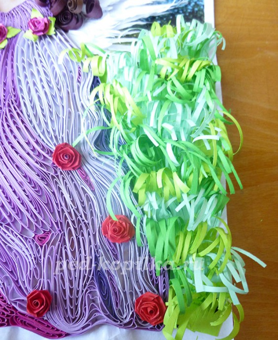 Картина в технике квиллинг: мастер-класс