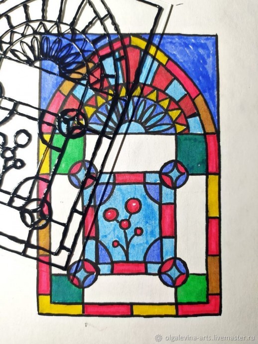 Лёгкий витраж своими руками