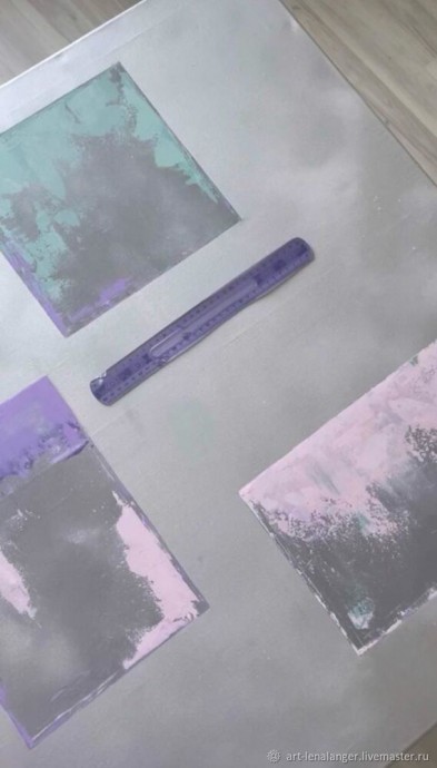 Интерьерная абстракция на холсте