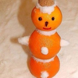 Мандариновые снеговички