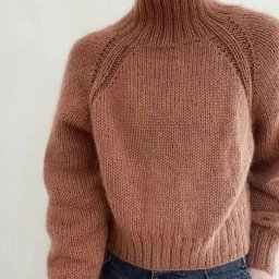 Стильный свитер реглан спицами