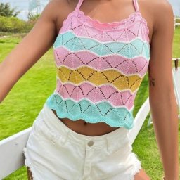 ​Летний разноцветный топ