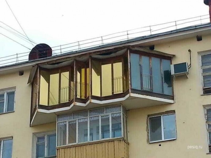​Оригинальные идеи оформления балконов