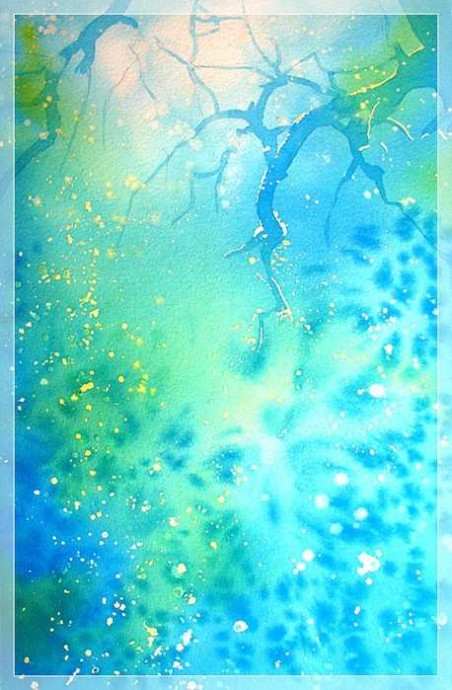 Рисуем волшебный лес