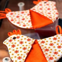 Шьем прихватку интересной формы