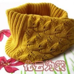 Вяжем шарф-хомут спицами с очень красивым узором