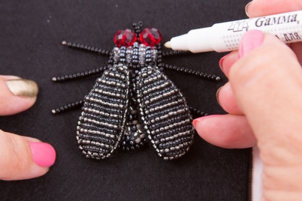 Брошь "Муха"