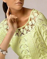 ​Идеи для необычного оформления горловины вязаного изделия