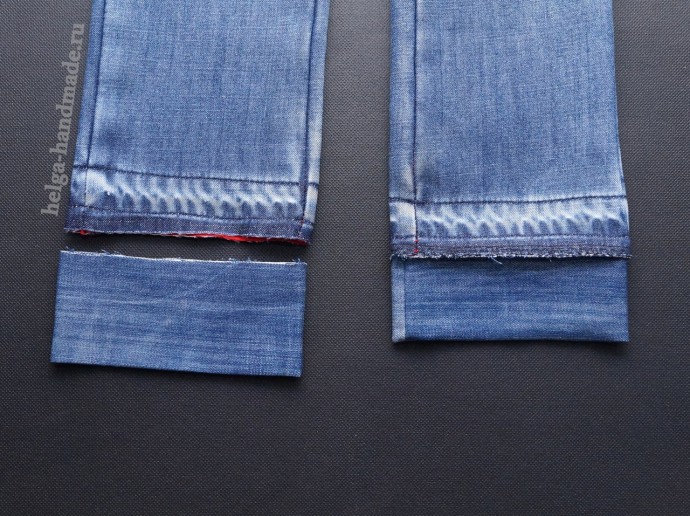 Как удлинить джинсы своими руками