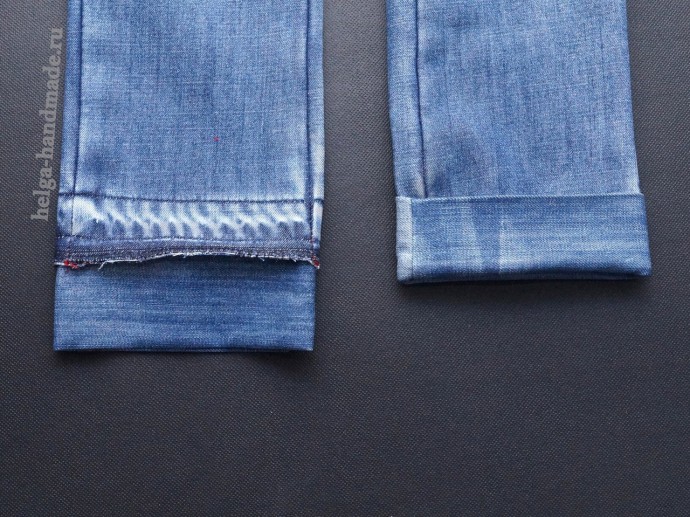 Как удлинить джинсы своими руками
