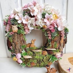 Декоративные весенние веночки с цветами: идеи для вдохновенного творчества
