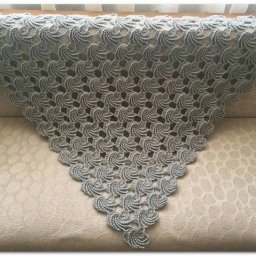 Необычный узор и роскошная шаль из него