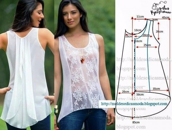 Шьем летние блузки