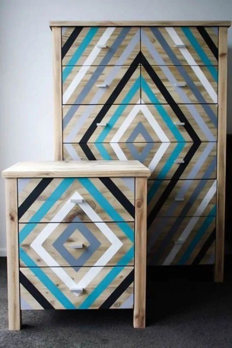 Летние варианты декора комодов