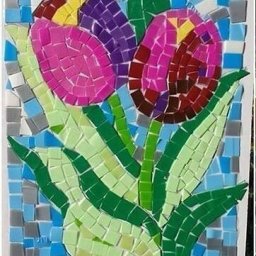 Панно из пластиковых бутылок