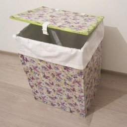 Ящик для белья из картона и бумажных салфеток