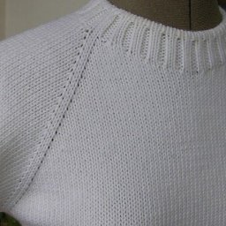 ​Круговое вязание от ворота