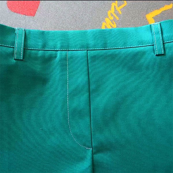 ​Обработка ложной застёжки "гульфик" в юбке или брюках: мастер-класс