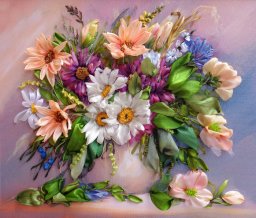 Ошеломляющая красота вышивки лентами: идеи для вдохновения