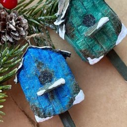 Скворечник из туристического коврика