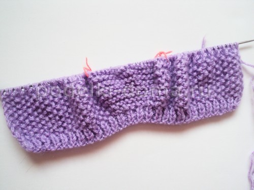 Следки на двух спицах