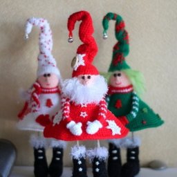 ​Вяжем забавного Деда Мороза крючком: мастер-класс