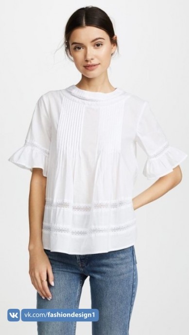 Блузки с кружевами: идеи для вдохновения Блузки с кружевами: идеи для вдохновения