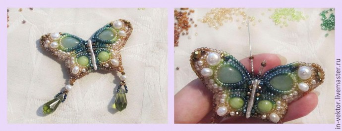 ​Брошь-бабочка