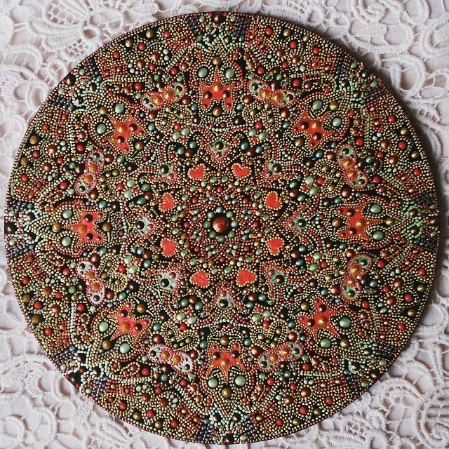 ​Идеи орнаментов для точечной росписи