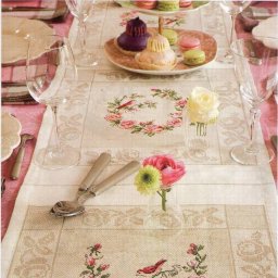 Красивые узоры для вышивки скатертей и салфеток