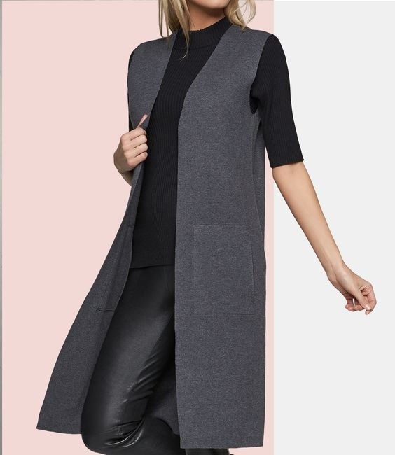 Удлиненные жилеточки