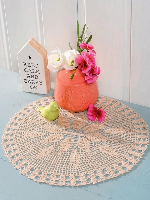 ​Вязаные салфеточки