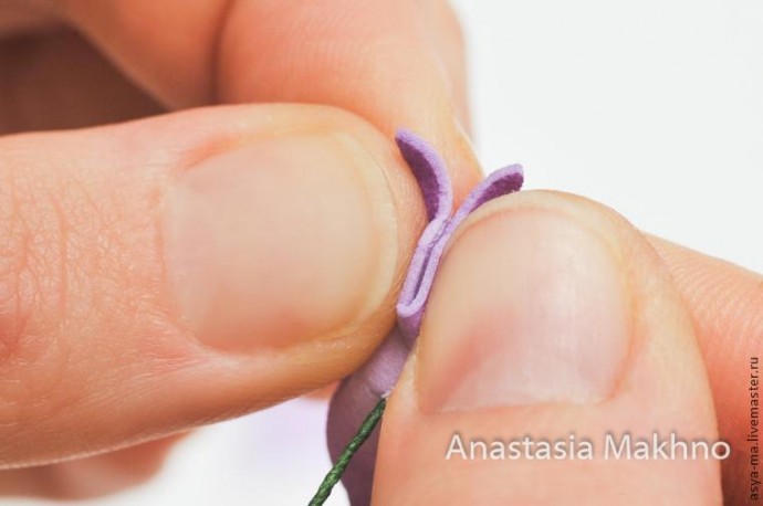 Колокольчики из фоамирана Колокольчики из фоамирана