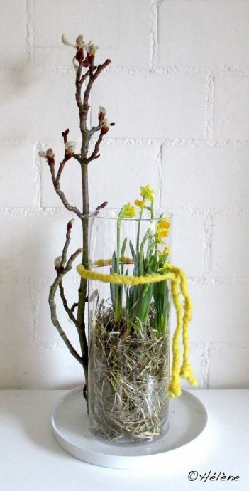 Простые и очень красивые весенние композиции для декора вашего дома