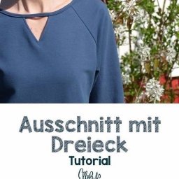 Как сделать вырез треугольником на топе или свитшоте
