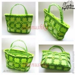 Летняя сумочка из пластиковых бутылок